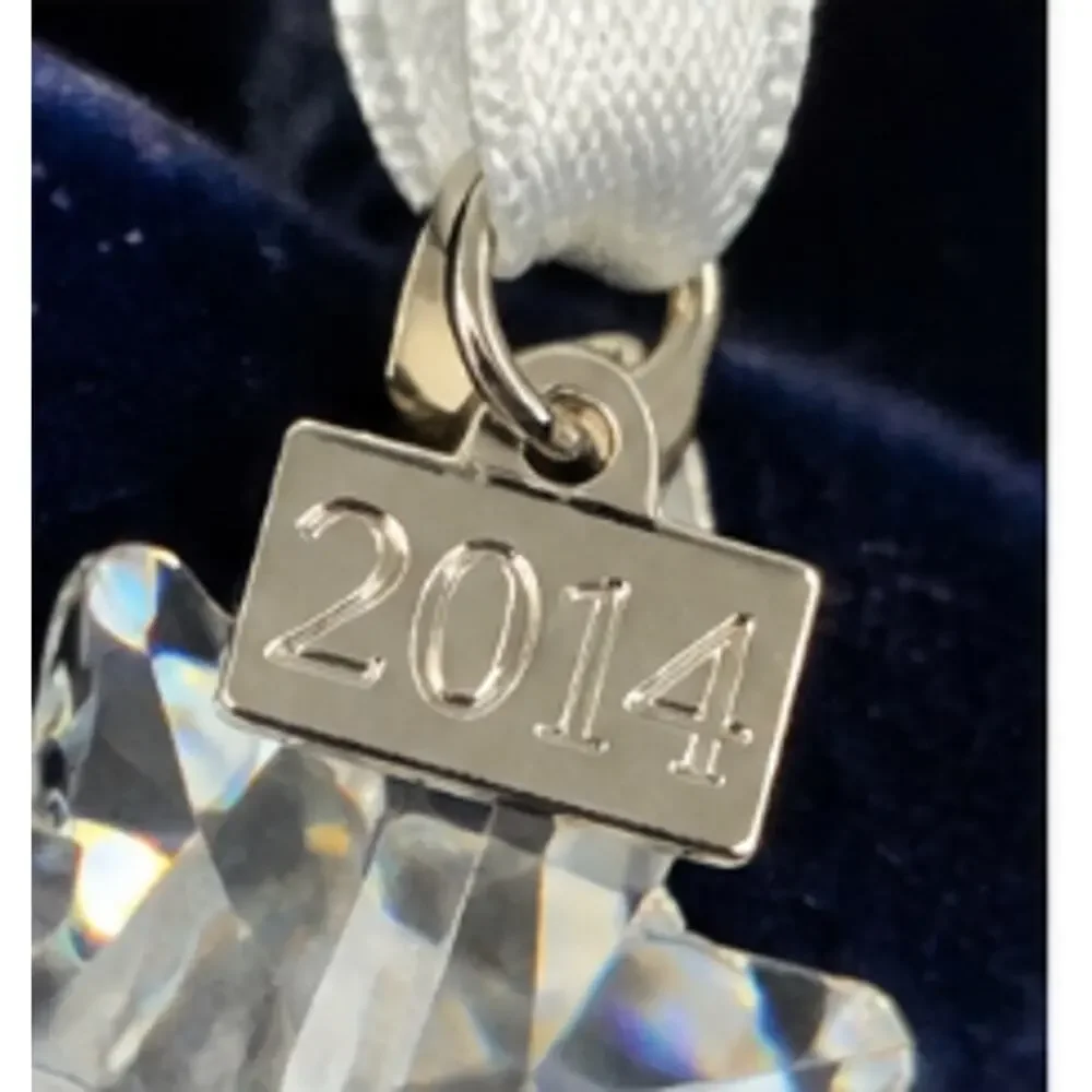 Swarovski 2014 Annual Edition Christmas Snowflake Ornament 5059026 Box